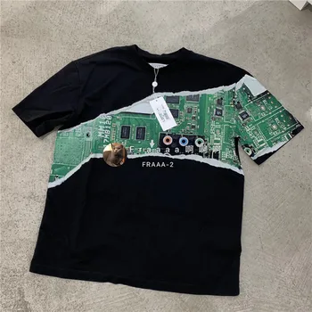 

Circuit Board Digital Printing Maison Margiela T Shirt Summer Style 1:1 High Quality Maison Margiela Top Tees T-shirts