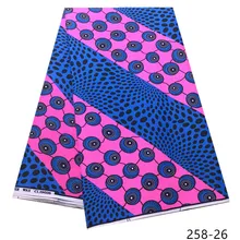 Анкара африканская вощеная ткань принтом Bintarealwax полиэстер африканская восковая ткань для платья вечерние Diy Швейные материалы 258