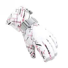 Зимние профессиональные лыжные перчатки для девочек и мальчиков, для взрослых, водонепроницаемые теплые толстые перчатки, зимние детские ветрозащитные лыжные перчатки для сноуборда