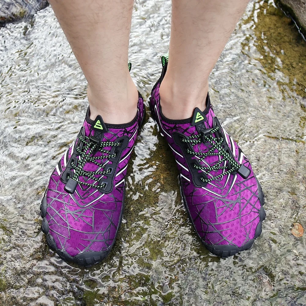 Sapatos de Água Verão para as Mulheres ao ar Tênis para Crianças Taobo Tamanho Grande Homens Descalços Livre Cinco Dedo Sapatos Fitness Esportes 46 13 ???A (11)