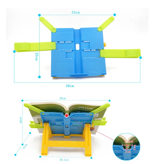 Anti-myopia Bookends Adjustable Portable Reading Rack Shelf for Children Stationery Student  DC156