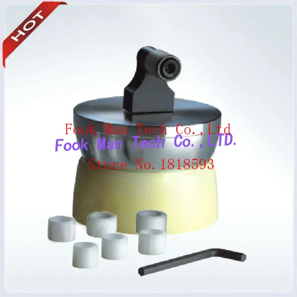 

New Arrival jewelry diy making Tools Stainless Steel Ring Holder with Half Engraving Block with 7 Sleeves