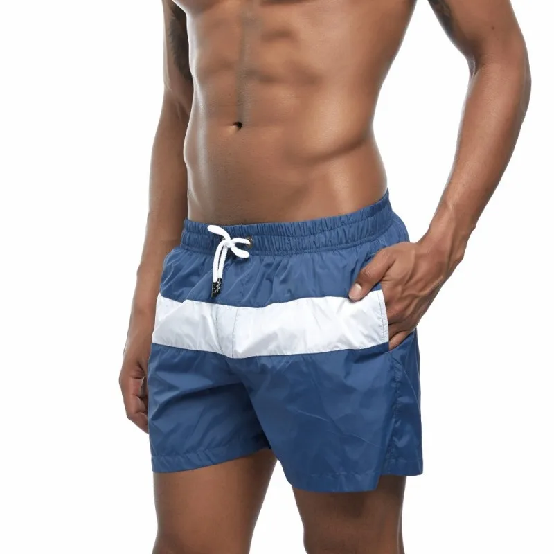Супербоди популярные мужские пляжные шорты для отдыха Лоскутная Повседневная одежда полиэстер быстросохнущие спортивные шорты Серфинг и пляжные шорты