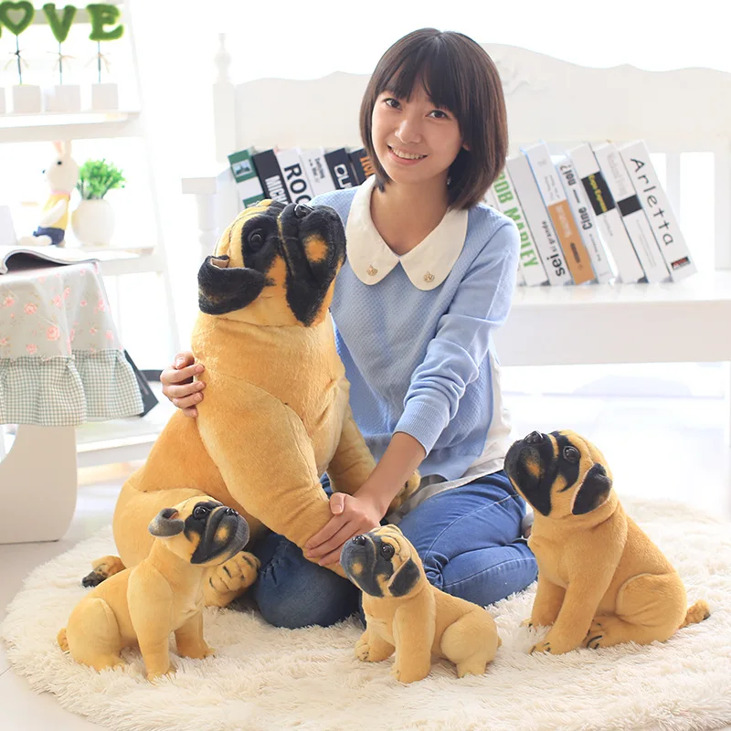 

Squat Pekinese Dog ba ge gou Simulated Animal Car Doll Car Mounted Plush Toys Household Accessories Ultra-Initiation