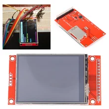 2,4 дюймов SPI TFT lcd 240x320 без сенсорной панели последовательный порт Модуль управления воспроизведением ILI9341 для Arduino Diy