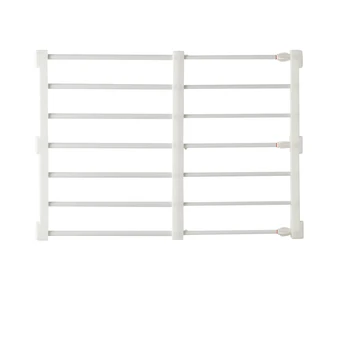 

Retractable tiered shelf wardrobe storage cabinet bathroom partition free nails 65599