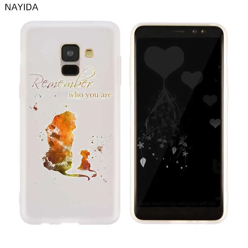 Крышка чехол для телефона для samsung Galaxy A10 A30 A40 A50 A60 A70 A80 A90 A6 A8 A9 A7 A5 плюс с героями из мультфильмов; с изображением короля льва - Цвет: photo is 3D mode 9