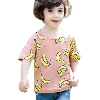 

2020 New Baby Boys T Shirt Casual Kids Tshirt Summer Tops Cartoon Animal Printed Tees Cute Children Clothing Toddler T Shirts