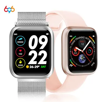 

696 original new F11 smart watch heart rate monitor blood pressure blood oxygen monitoring IP68 waterproof full screen touch wa