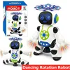 Electronic Space Dancing Robot Dazzling Music Robot Flash  LED Light Electric Rotation Walking Robot Toy Toys For Boys Kids Gift 1