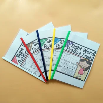 

Sight Word Pnactice Pages Learning English Workbook Educational Exercise Training Book for Children Kids Educational Toys
