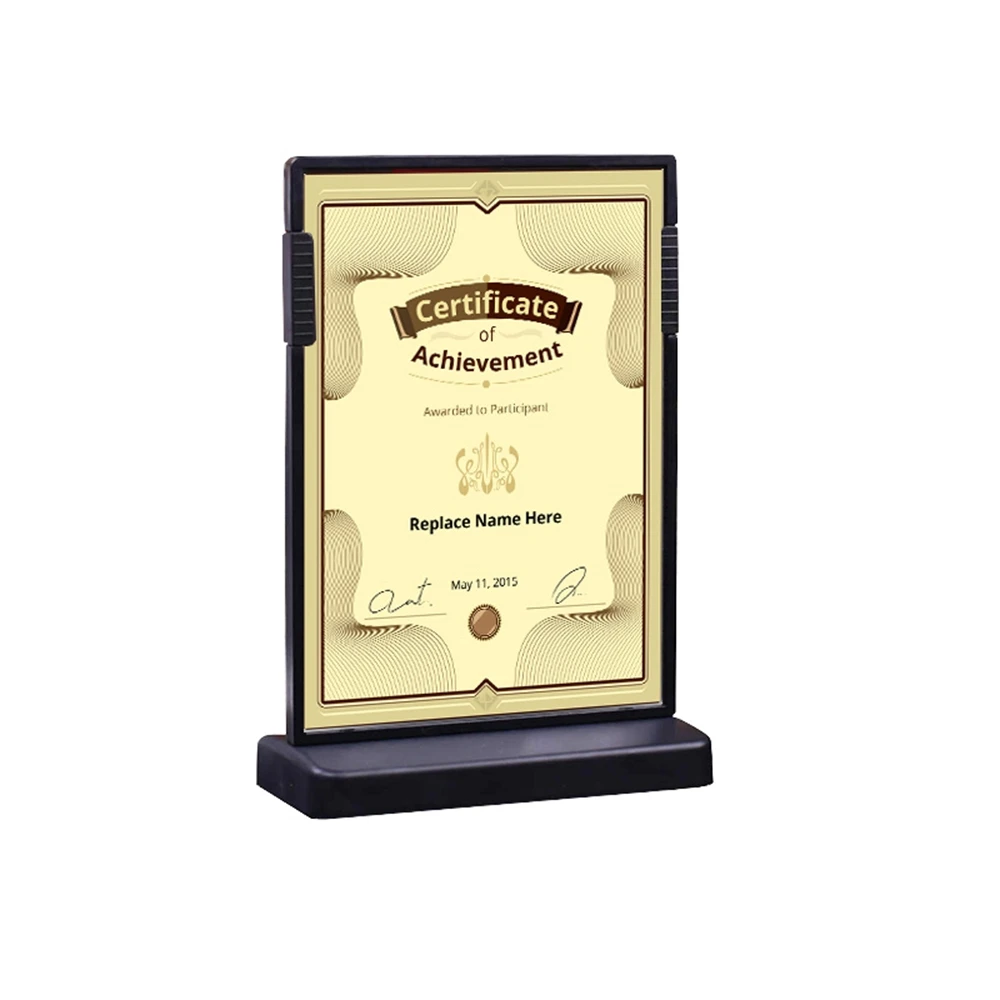 A5 라벨 프레임 스탠드 T 사인 포스터 프레임, 가격 토커 라벨 프레임, 책상 테이블 사인 홀더, 명함 케이스, 210*148