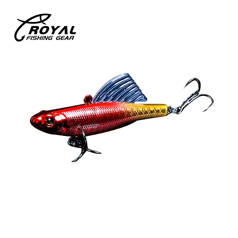 Горячая Распродажа жесткая Рыболовная Приманка Minnow Big fin Jig металлическая VIB