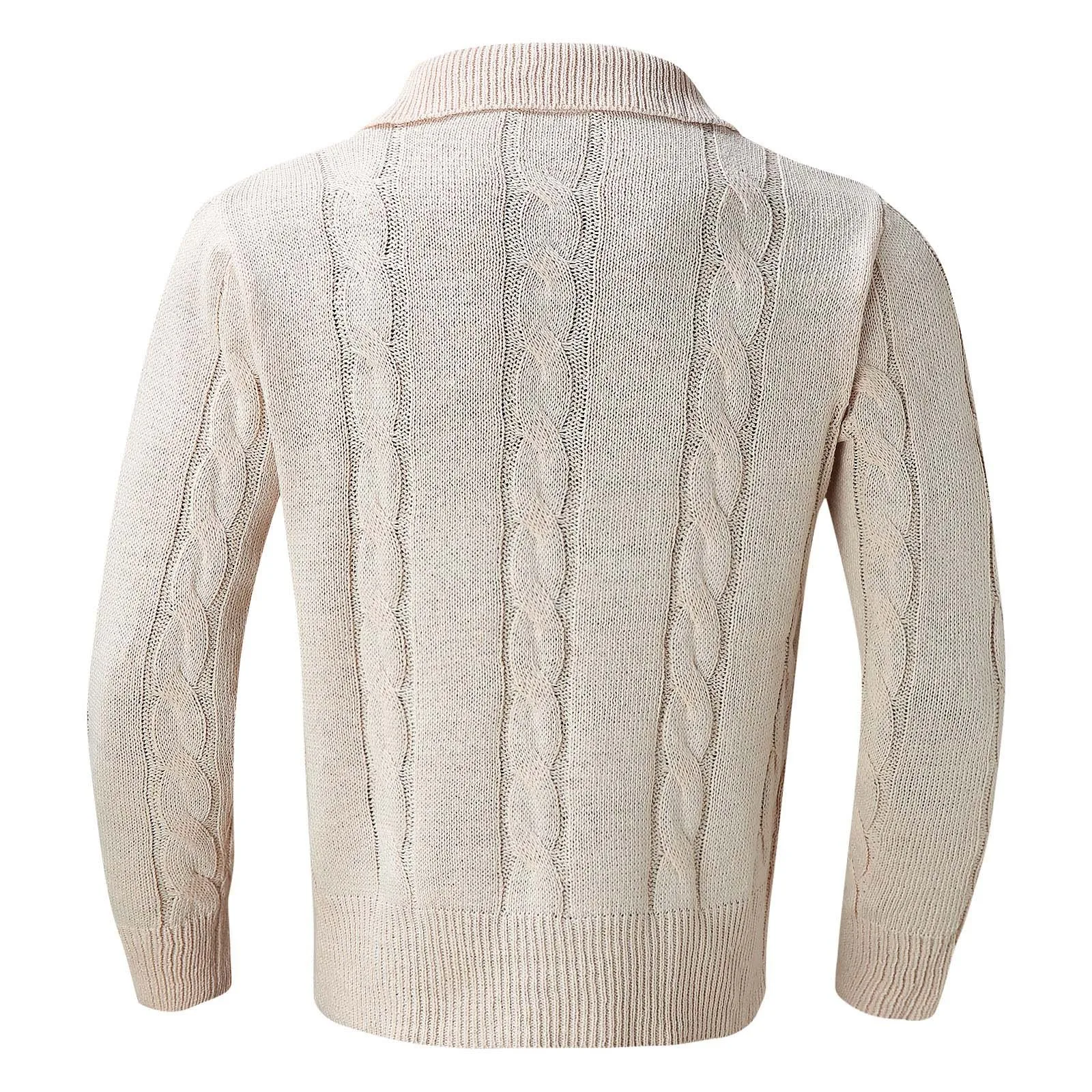 2021 Men's Fall/winter Sweater Fashion Stand-up Collar Sweater Long-sleeved Bottoming Sweater Simple Daily High Quality Sweaters 2