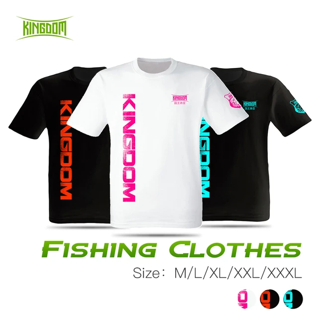 Kingdom New Fishing Clothers Outdoor Sport Breathable Summer Men Carp Fishing  Clothing Woman Fast Dry Short Sleeve Fishing Wear - AliExpress