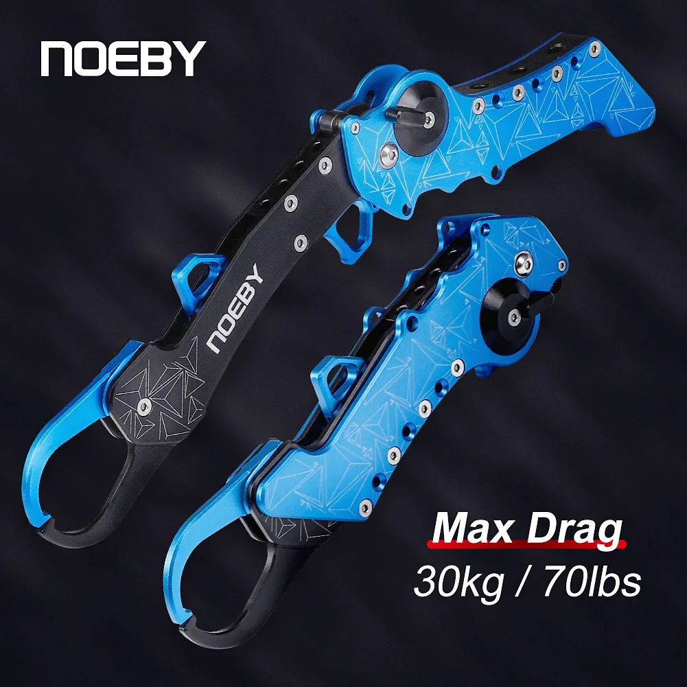 Noeby New Collapsible Fishing Grip Aluminium Alloy Fish Lip Grip Fish Hook  Controller Adjustable with Connect Ring Fishing Tool