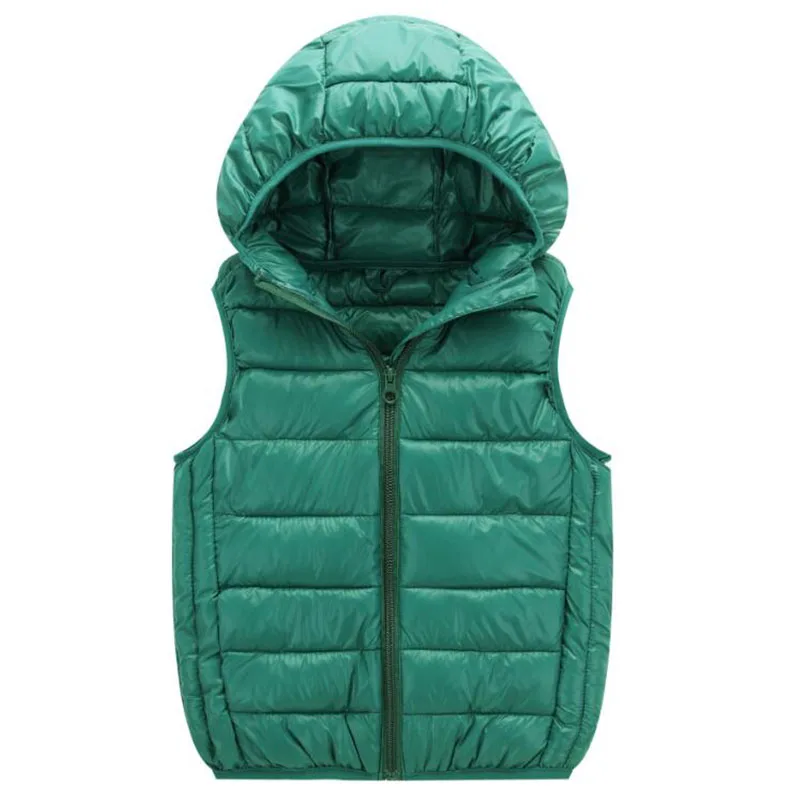 New Children Down Vest Fashion Boys Girls Keep Warm Baby Cotton Clothes Autumn Winter Kids Clothing Big oy Vest