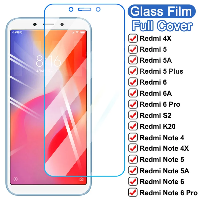 9D temperované sklo pro Xiaomi redmi 5 plus 5A 6 6A 4X dvbs2 chodit K20 plný obrazovka ochránce redmi nota 6 5 5A 4 4X pro ochranný sled