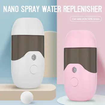 

Face Facial Handheld Steamr Nano Spray Hydration Instrument SPA Pore Steam Sprayer Skin Cleansing Beauty Cold Mist steam sprayer