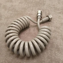 Encanamento de água para wc bidé mangueira pulverizador linha telefone primavera encanamento mangueira flexível acessórios do banheiro 1.5m/2mm/3m