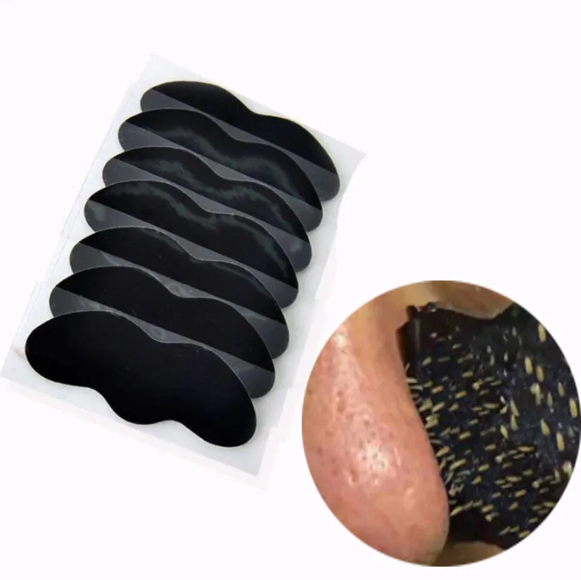 10pcs Bamboo Charcoal Face Mask blackhead remover mask Blackhead Remover Deep Nose Pore Cleaning Strips Sticker Skin Care Mask