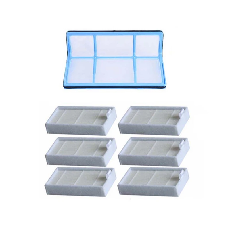 AD-7Pcs/набор (1xPrimary фильтр + 6x эффективный Hepa фильтр) для Chuwi Ilife V5 V5S V3 V3S Pro V50 V55 X5 робот