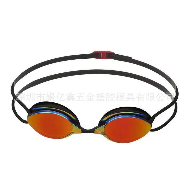 

Waterproof Anti-fog Anti-UV Swimming Glasses Electroplated Silica Gel Goggles Adjustable