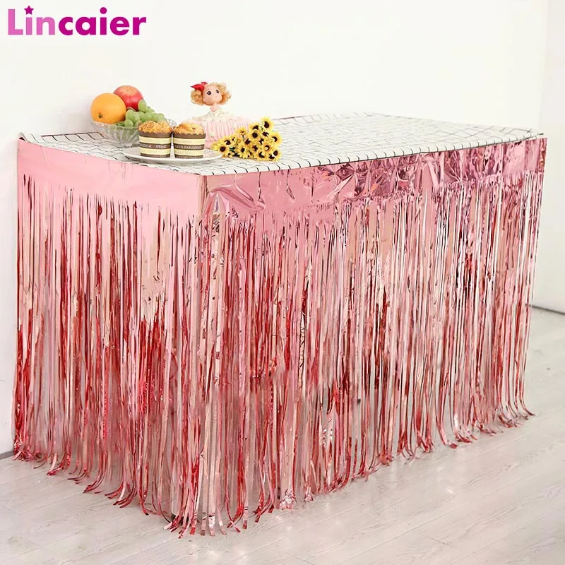 270x100cm Table Skirt Disposable Tableware Safari Jungle Boy Girl