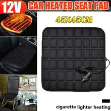 12v cadeira de carro almofada aquecimento elétrico universal confortável assento automóvel calor mais quente almofada apoio traseiro aquecedor assento proteção cove