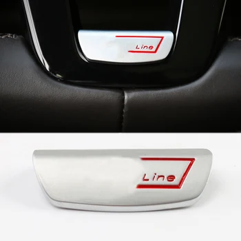 

For Volkswagen VW Atlas 2017-2019 T-ROC 2018 Car Steering Wheel Badge Cover Frame Trim Sticker Interior Accessories