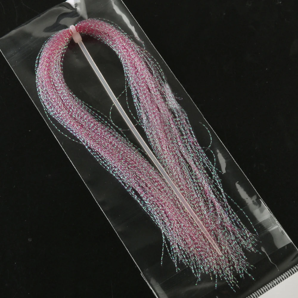 

Holographic Tinsel Crystal Flash Fly Tying Materials Freshwater Attachment Parts