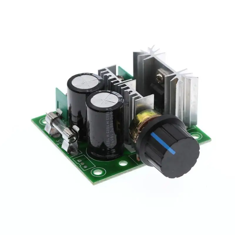 DC 12V 24V 30V 40V 13KHZ Auto PWM DC Motor Speed Regulator Governor Speed Controller Switch 10A 50V 1000uF