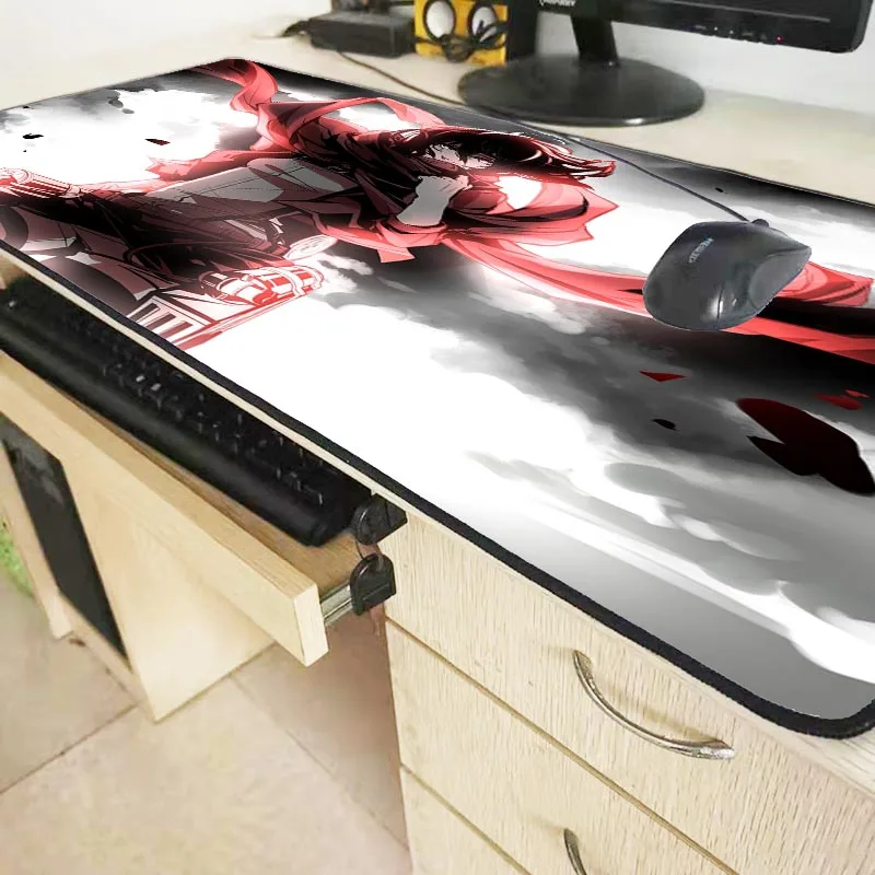  XGZ Attack on Titan Anime Large Gaming Mouse Pad Anti-slip PC Computer Gamer Mousepad Desk Mat Lock