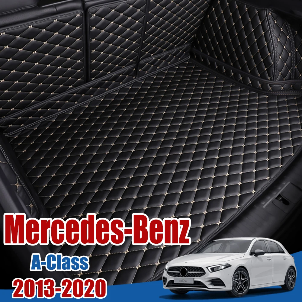 Кожаный коврик для багажника автомобиля Mercedes Benz A Class W176 V177 подкладка груза сапог