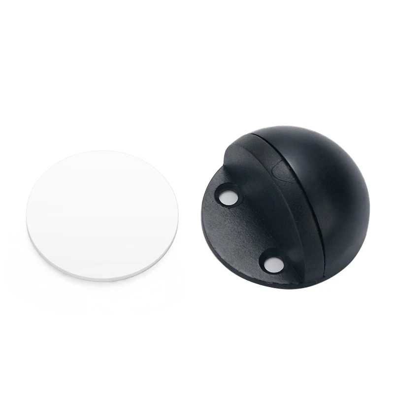 Household Accessories Non Punching Sticker Hidden Stainless Steel Rubber Door Stopper Door Holders Door Stop Drop Shipping