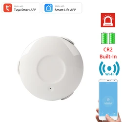 Tuya – alarme intelligente de fuite d'eau, wi fi sans fil, détecteur de fuite d'eau, alerte de bip d'inondation, fonctionne avec un ensemble de scène de Valve intelligente 