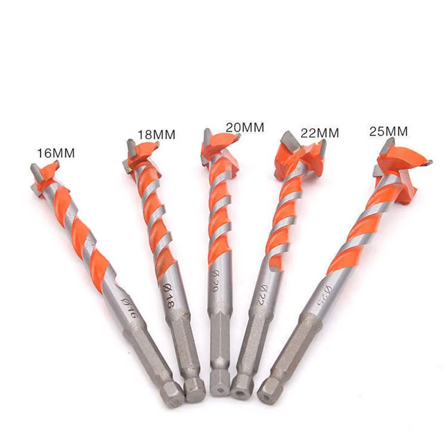 Wood Drill Bit Self Centering Hole Saw Cutter Woodworking Tools Set 16mm 18mm 20mm 22mm 25mm Forstner Bits | Инструменты