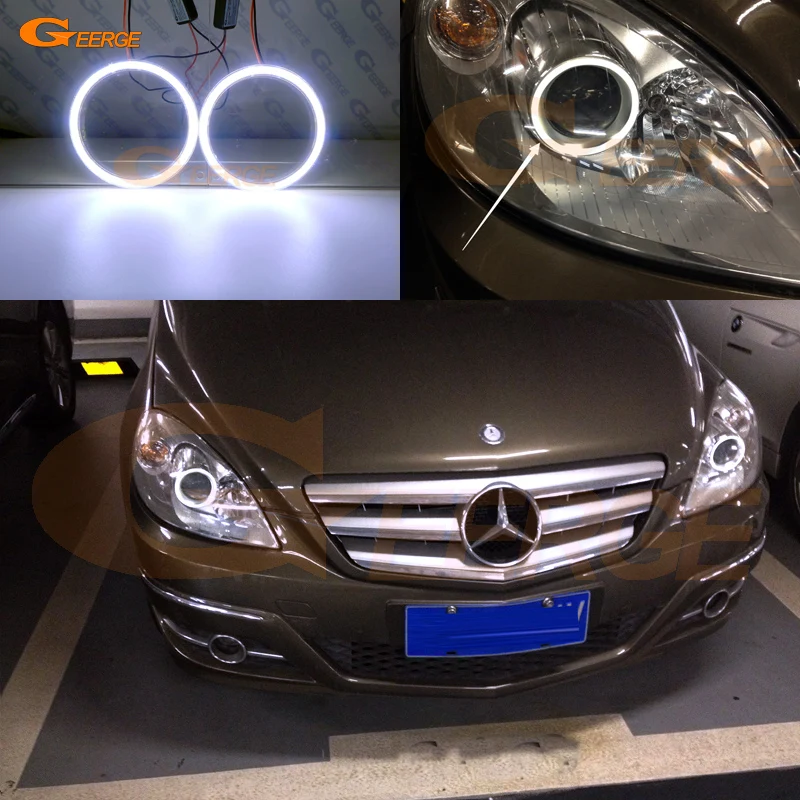 

For Mercedes Benz B Class W245 B150 B160 B180 B170 B200 2005-2011 Excellent Ultra bright COB led angel eyes kit halo rings