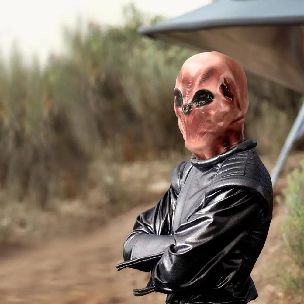 米国在庫無料3 5days Horrorコスプレetエイリアンプレデターハロウィン怖いマスクラテックスパーティー衣装シアターハロウィン