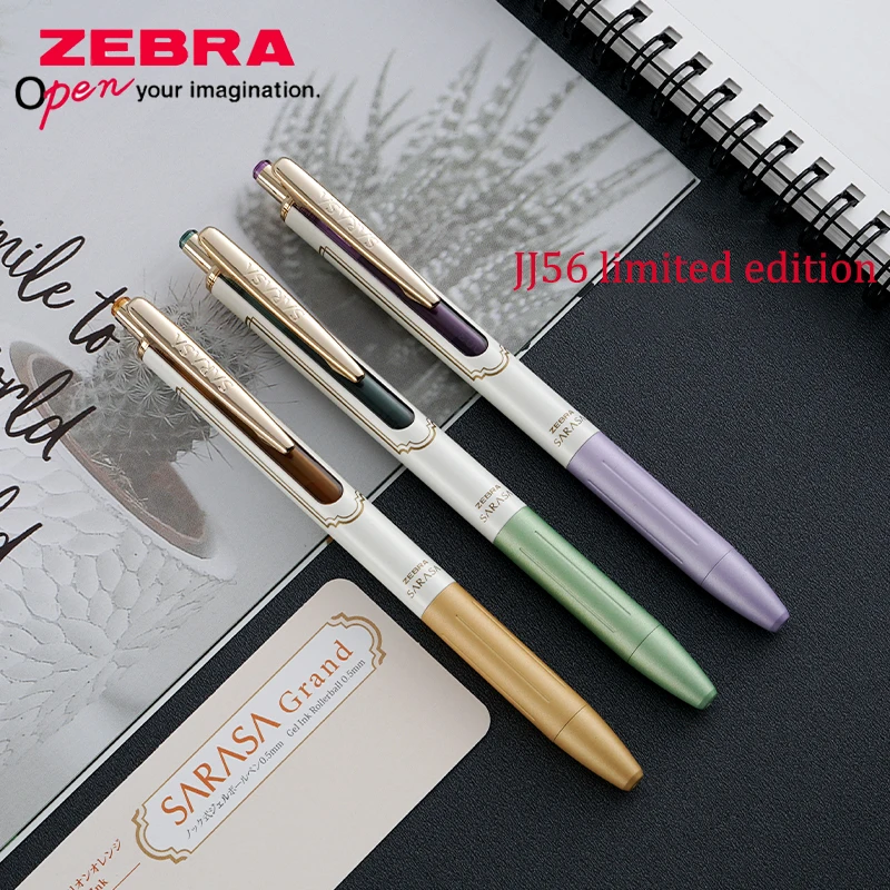 Japan ZEBRA JJ56 Limited Pen SARASA Gel Pen GRAND Retro Metal Pen Holder Heavy Hand Feel