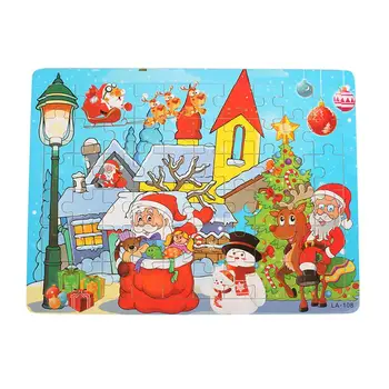 

1pc Wooden Puzzle Cartoon Intelligence Jigsaw Puzzle Toys for Toddler Kids Children