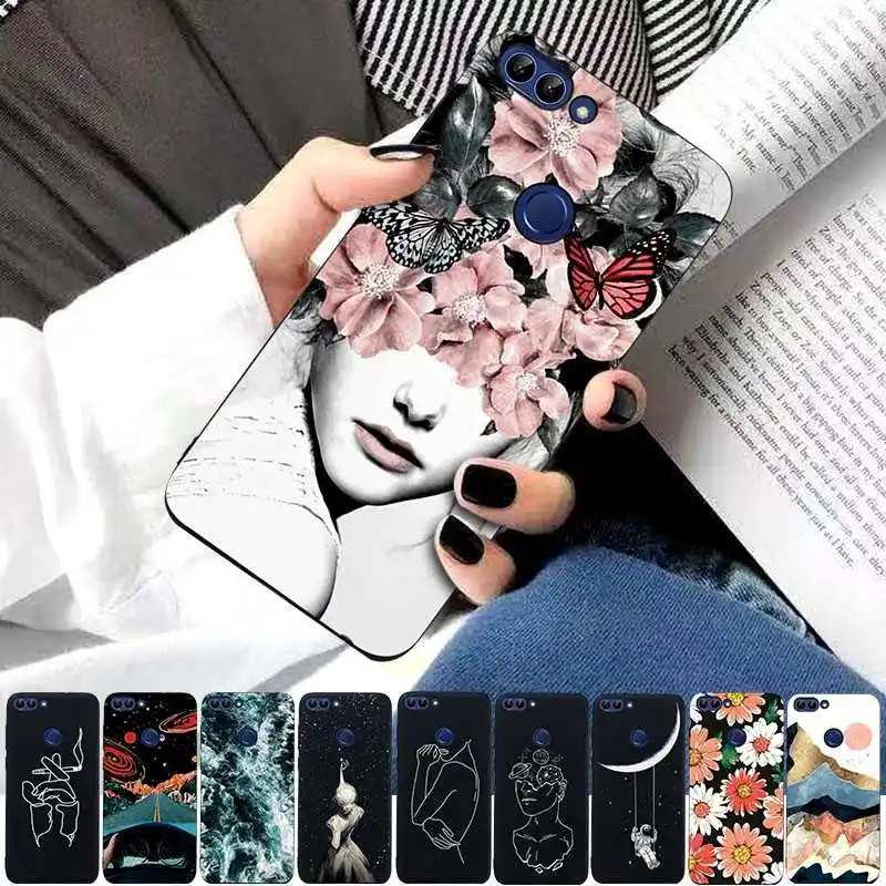 

Fashion YJ Pattern Soft TPU 5.65"For Huawei P Smart Case For Huawei P Smart Cell Phone Case Cover