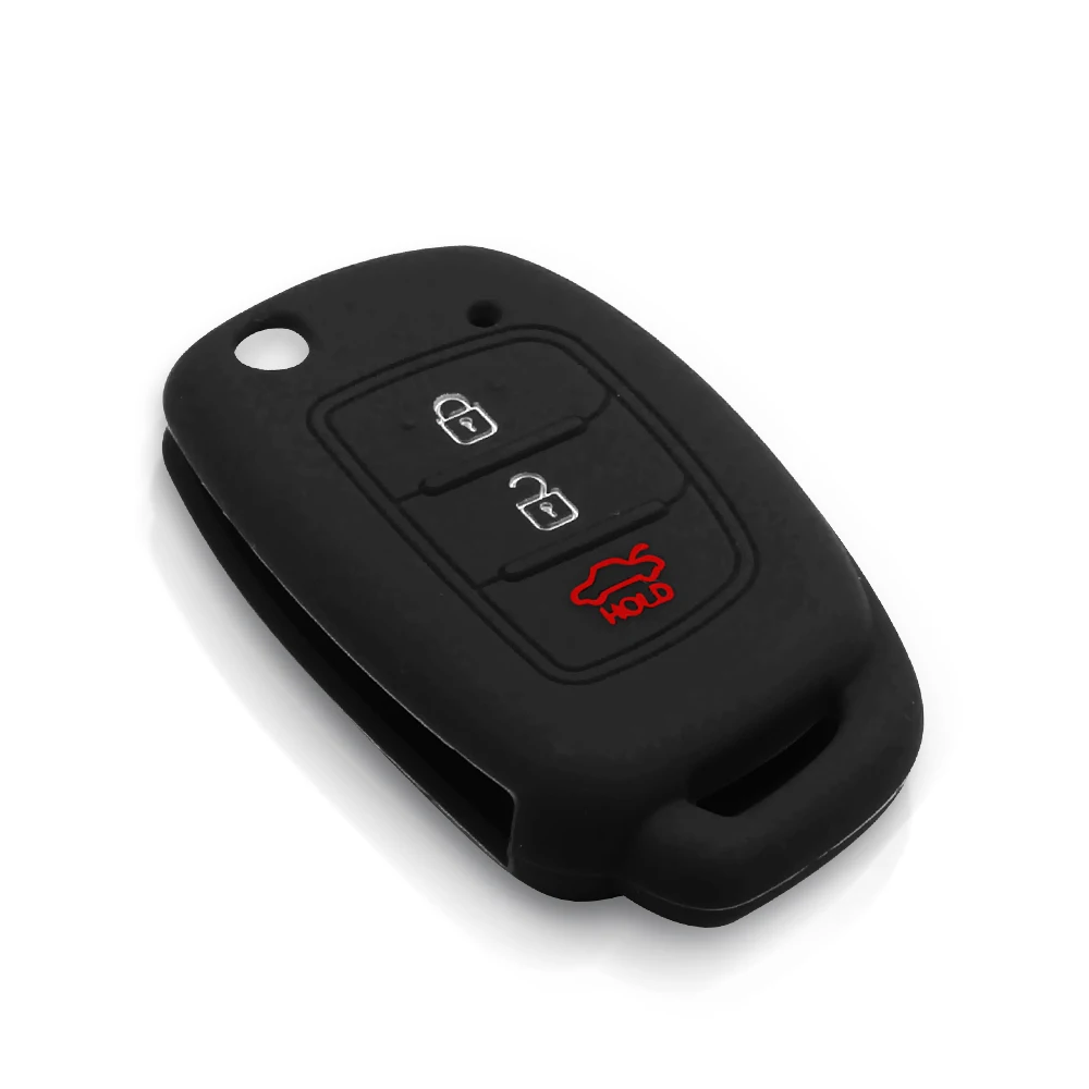 Cover in silicone chiave telecomando per Hyundai Creta Tucson Elantra Santa Fe i10 i20 i30 iX25 iX35 - H0498cd30bb00450bbde49e8d7acff054n