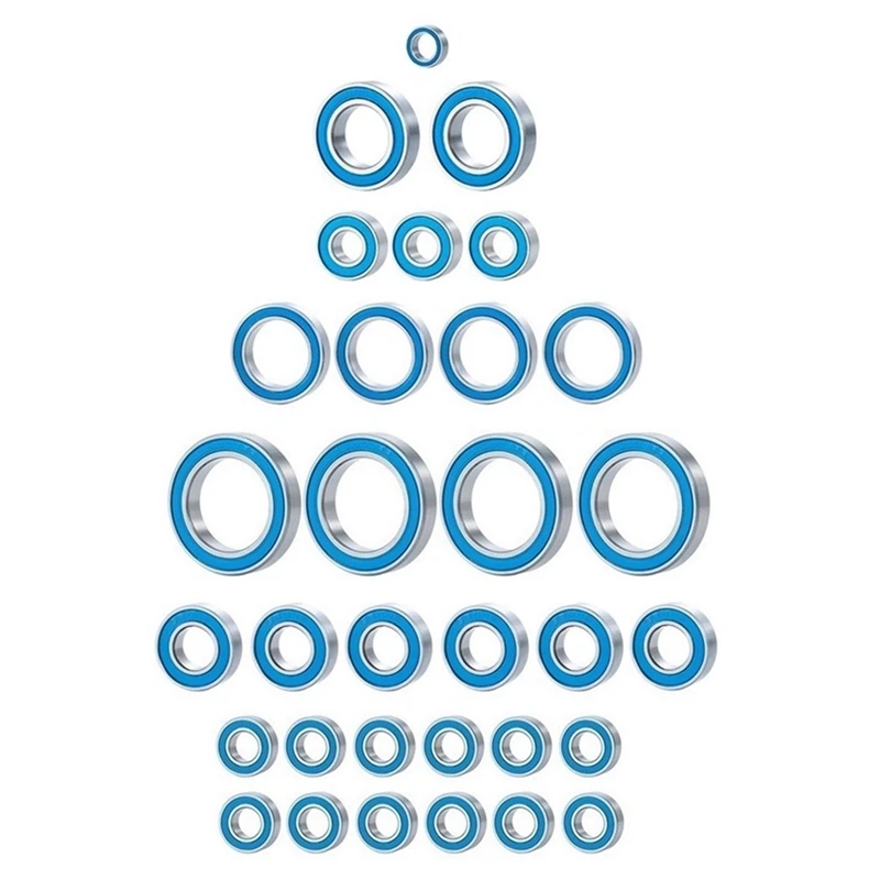 32 Pcs Rubber Sealed Bearing Kit for 
