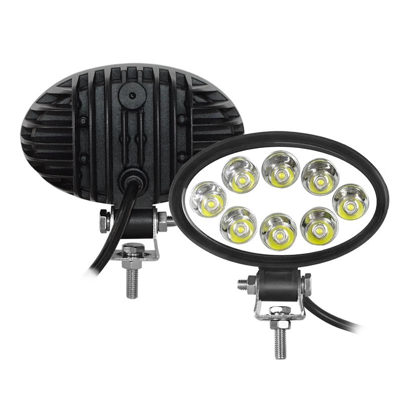 2-10x24W 5.5inch Led Work Light Spot Round Driving fog Headlights Lamp SUV Tractor Offroad Boat Car 4x4 ATV truck