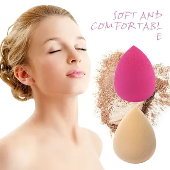 

2pcs Makeup Foundation Sponge Great Beauty Sponge Makeup Blending Foundation Smooth Sponge Cosmetic Puff Make Up Tool