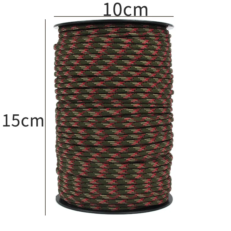 100M 4Mm 9 Stand Cores For Survival Parachute Cord Lanyard Camping Climbing Camping Rope Hiking