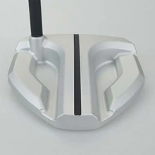 Гольф клуб серебряное круглое отверстие GT putters черный стальной вал с крышкой стержня клюшки для гольфа