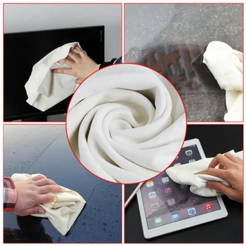 

Car Cleaning Natural Chamois Leather Cloth Washing Suede Absorbent Drying Towel