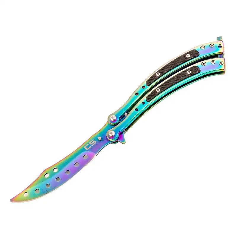 

Car Sticker for CS GO Quenching Butterfly Knife Truck Bumper Window Material DIY Occlusion Scratch PVC Decal,17cm*6cm